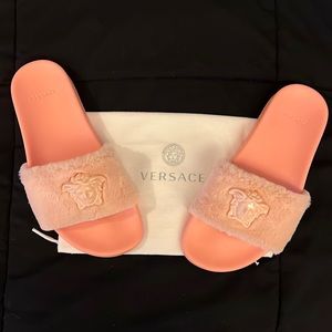 Pale Pink Versace Pool Slide